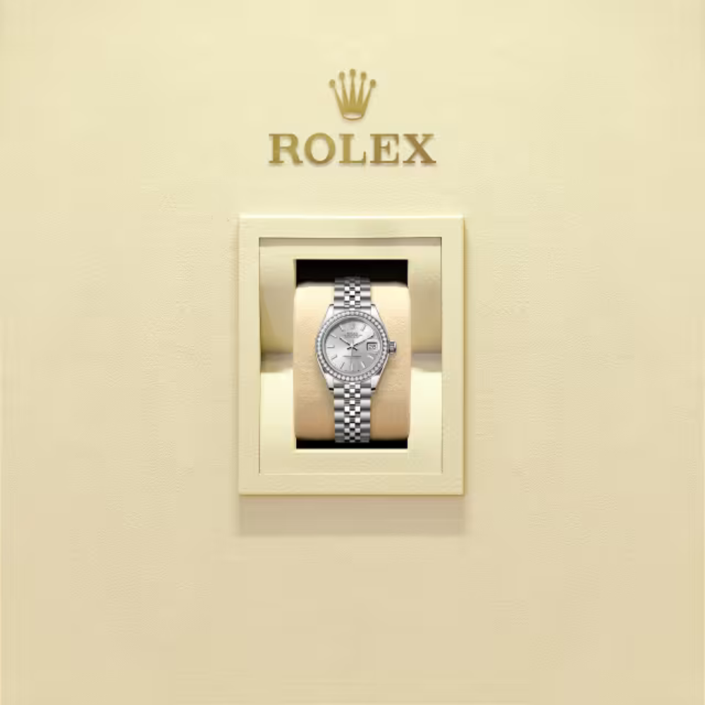 Rolex Lady-Datejust 28 Ref 279384RBR-0007 Oystersteel White Gold - Image 6
