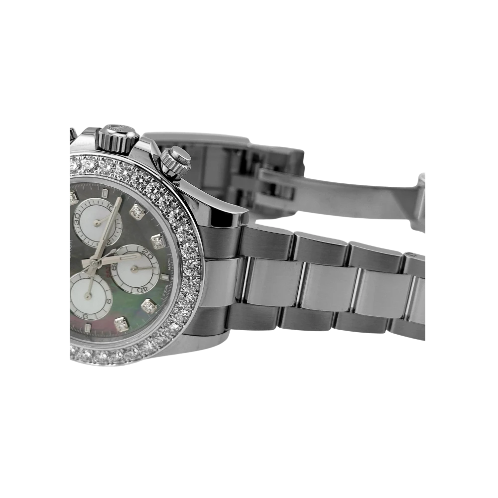 Rolex Daytona 126579RBR White Gold Mother of Pearl Diamond Dial Diamond Bezel (2024) - Image 4